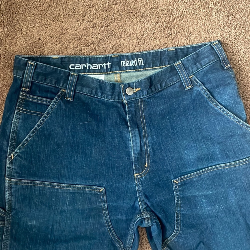 Men’s denim Carhart relaxed fit cargo jeans